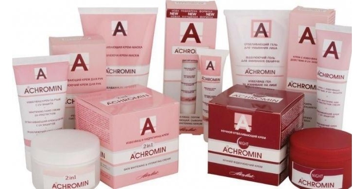 Все про ефективне кремі Ахромин від пігментних плям: відгуки, фото до і після використання