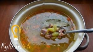 Суп з шинкою і вермішеллю рецепт приготування з фото