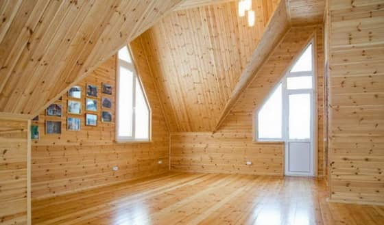 Інтерєр деревяного будинку всередині — використовуємо екологічні матеріали