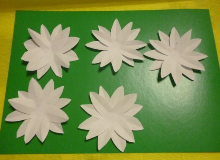 Квіти з паперу своїми руками. Майстер класи, як зробити обємні паперові квіти