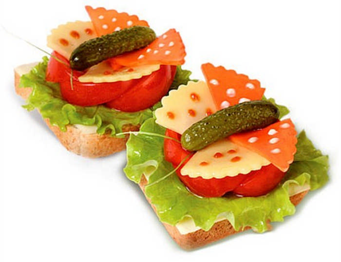 Красиві і смачні бутерброди на святковий стіл: фотопідбірка