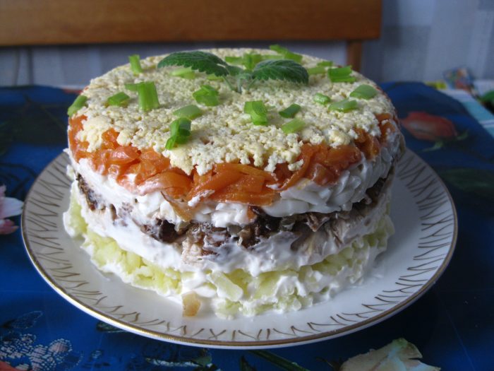 Смачні закусочні торти: корисні святкові рецепти