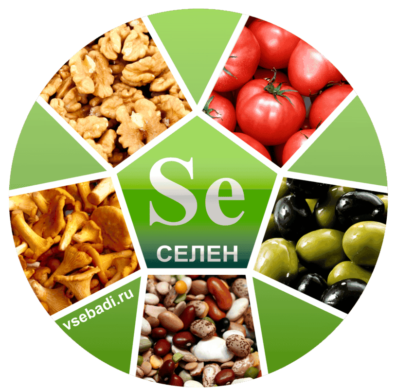 В якому продукті міститься денна норма селену?