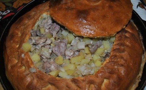 Татарський пиріг (балиш) з мясом і картоплею — 5 рецептів з фото покроково