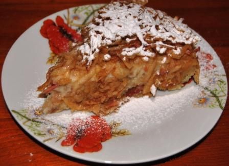 Варшавський яблучний пиріг в мультиварці   Рецепти для мультиварки