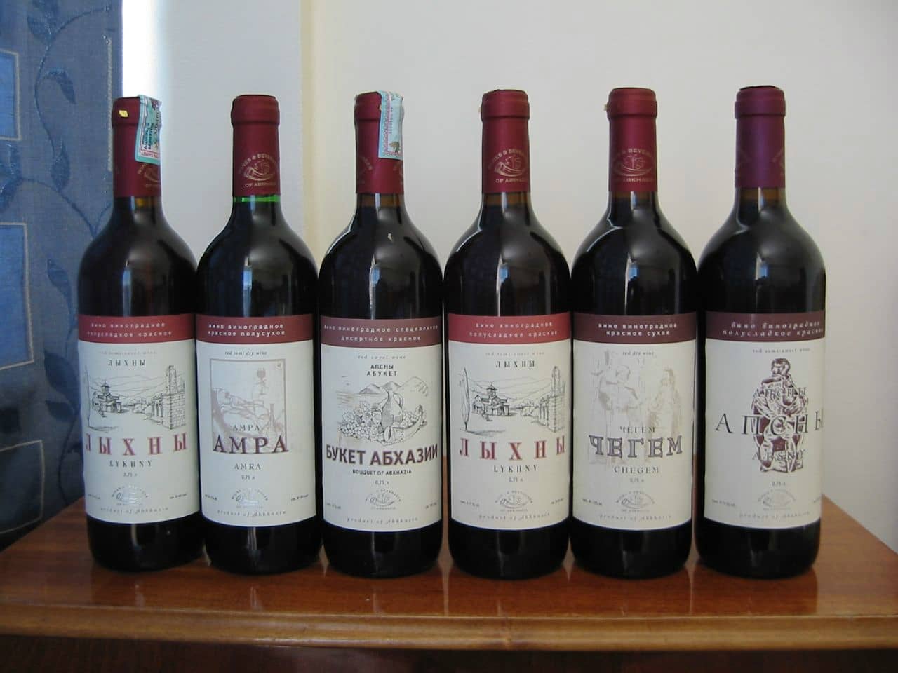 Абхазькі вина — назви та характеристика сортів