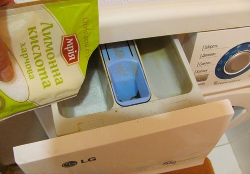 Чистка пральної машини автомат лимонною кислотою