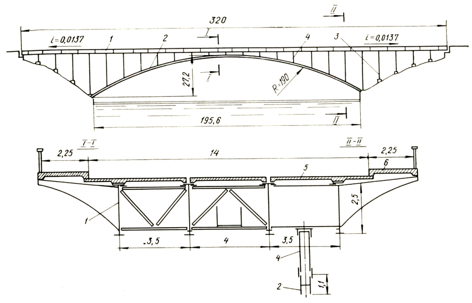 Будівництво арочного мосту в Запоріжжі