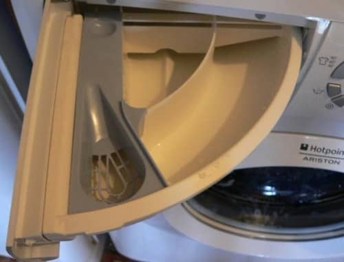 Лоток для порошку в пральній машині: як почистити
