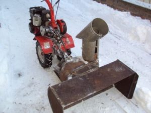 Снігоприбирач для мотоблока своїми руками — етапи, інструкція