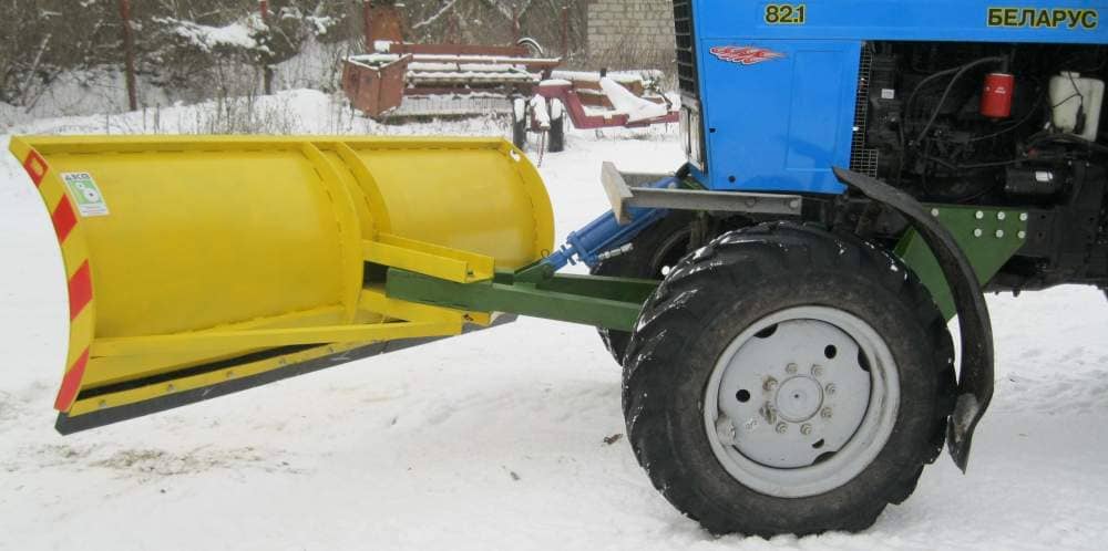 Трактор для прибирання снігу – технології, виготовлення своїми руками