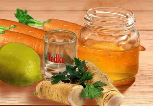 Хріновуха рецепт з горілки в домашніх умовах: класичний, з медом і хріном, з фото покроково