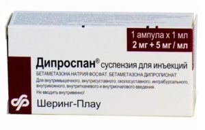 Лікування псоріазу дипроспаном, прийом препарату і побічні дії