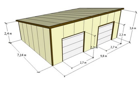 Покрокове керівництво будівництва гаража з сендвіч панелей — від А до Я