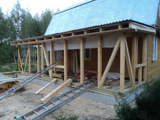 Пристрой до деревяного будинку — всі варіанти прибудов