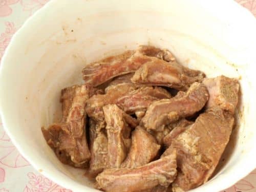 Маринад для свинячих реберець на мангалі або решітці, рецепти приготування