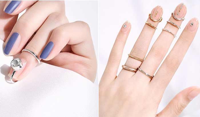 Кільце манжет для прикраси нігтів: цікаве винахід