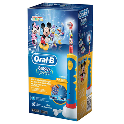 Дитячі електричні зубні щітки Орал Бі: холодне серце, mickey kids, змінні насадки для дітей на Oral B stages power frozen