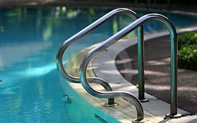 Поручні для басейнів з нержавіючої сталі, огородження басейну