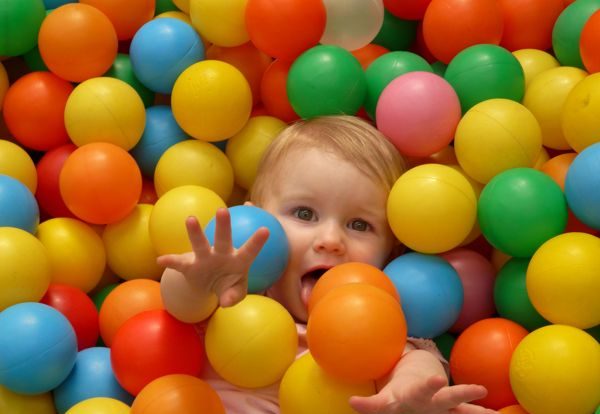 Надувний басейн з кульками для дітей, надувний сухий басейн з кульками для будинку