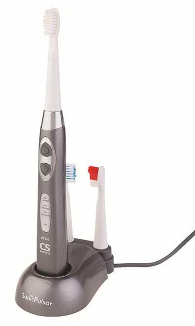 Зубна щітка CS Medica 262, насадки для електричної ультразвукової Сиэс Медика 465, звукова модель Sonicpulsar