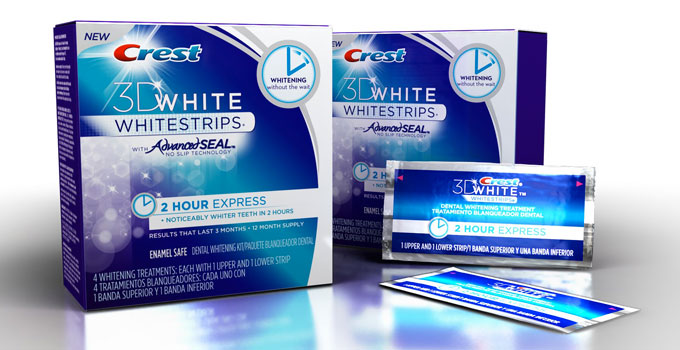 Crest 3d white   смужки для відбілювання зубів будинку