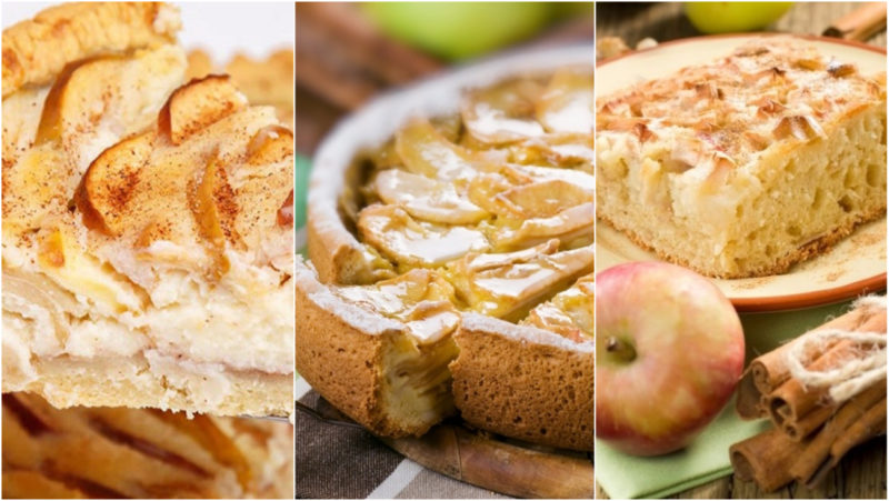 Пиріг з яблуками на кефірі – 5 рецептів