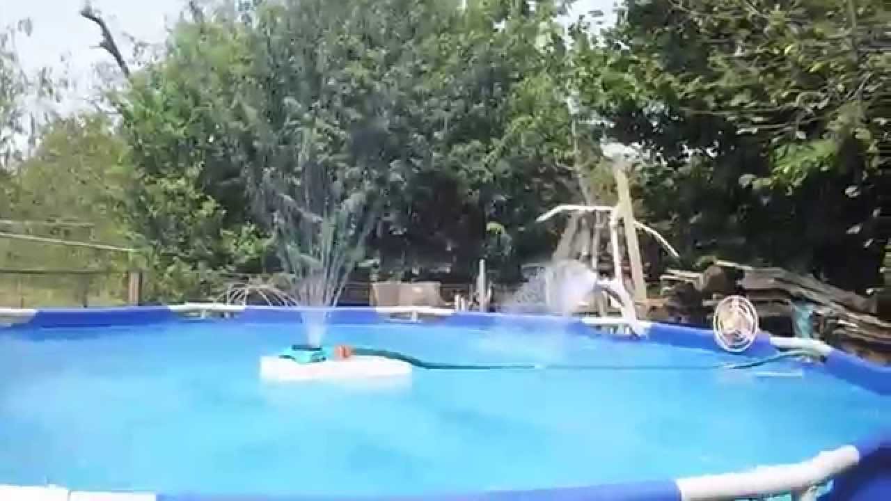 Як зробити фонтан в басейні?
