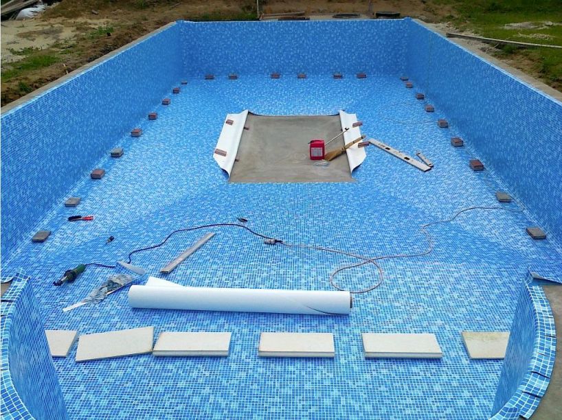 Ремонт басейнів з плівкою ПВХ, ремонт басейну ПВХ