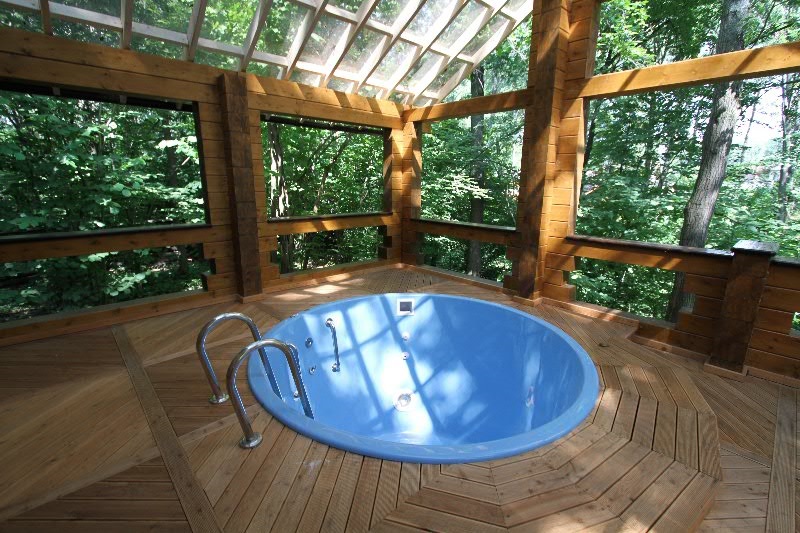 Басейн купіль, деревяний басейн купіль для дачі