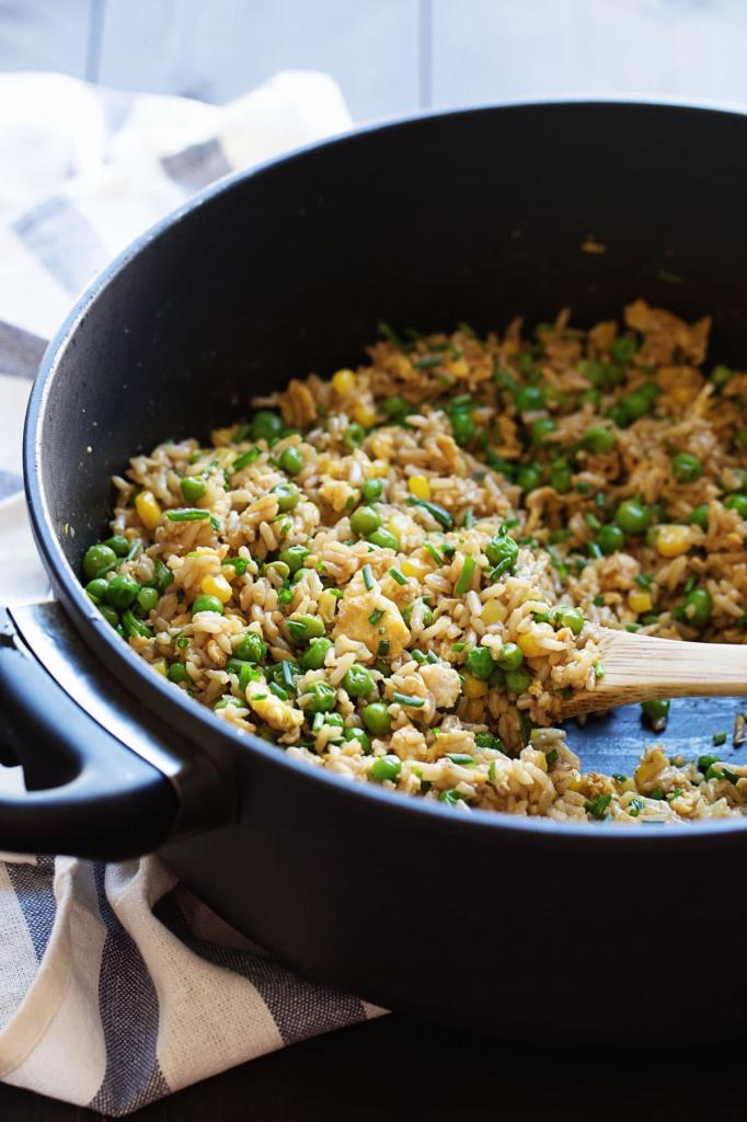 Гарнір рис з овочами: рецепт і поради по приготуванню