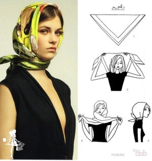 Як красиво і правильно завязати хустку на голову: способи, створення модного оригінального образу