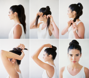 Як правильно зробити гарний обємний пучок на голові для довгих і коротких волосся