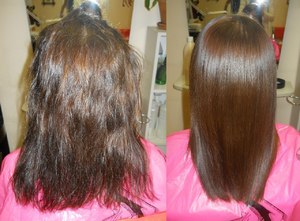 Кератинове відновлення пошкодженого волосся і догляд за ними після проведення процедури