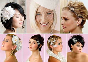 Красиві весільні зачіски з діадемою і фатою: варіанти на короткі, середні та довгі волосся