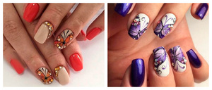 Манікюр з метеликами: як намалювати на нігтях поетапно, етапи та варіанти нанесення малюнка