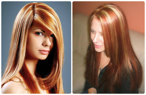 Мелірування на руде волосся: варіанти фарбування в темні і світлі тони різних відтінків