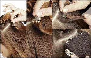 Накладні штучні волосся на шпильках і гумках, варіанти зачісок з трессами, як правильно прикріпити
