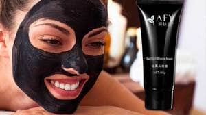Органічна та універсальна маска black mask від чорних крапок і прищів на обличчі