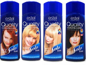 Відтінкові шампуні Естель, палітра відтінків для волосся різного кольору