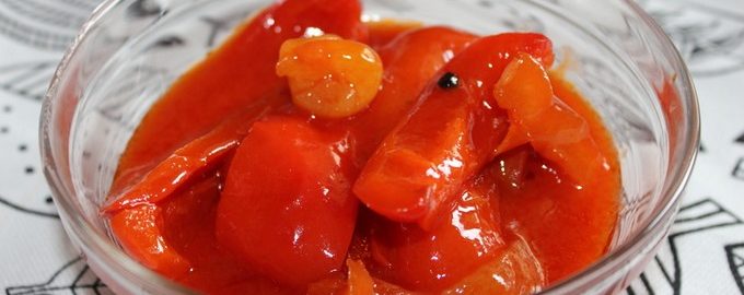Лечо з перцю з томатною пастою на зиму рецепти