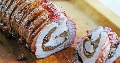 Мясо в духовці рецепт з фото з свинини