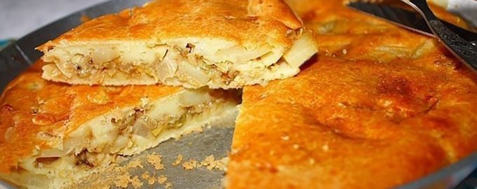 Пиріг з капустою рецепт з фото покроково в духовці