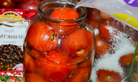 Помідори з морквяної бадиллям на зиму рецепти на 1 літрову банку