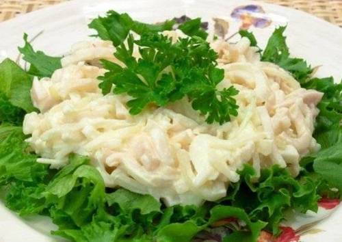 Салат з кальмарів рецепт з фото дуже смачний