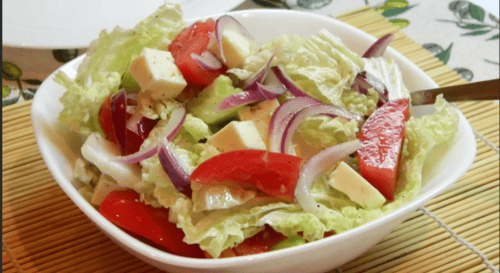 Салат з свіжої капусти рецепт з фото дуже смачний