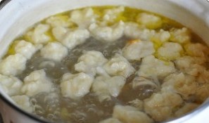 Суп з галушками покроковий рецепт з фото