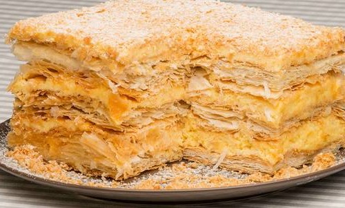 Торт Наполеон радянського часу — класичний рецепт з фото покроково