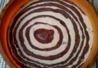 Торт зебра рецепт з фото покроково в домашніх умовах