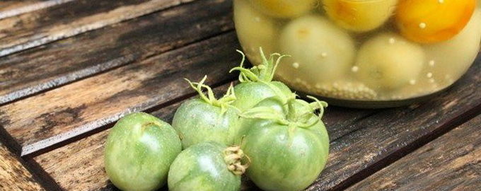 Зелені помідори на зиму простий рецепт без стерилізації